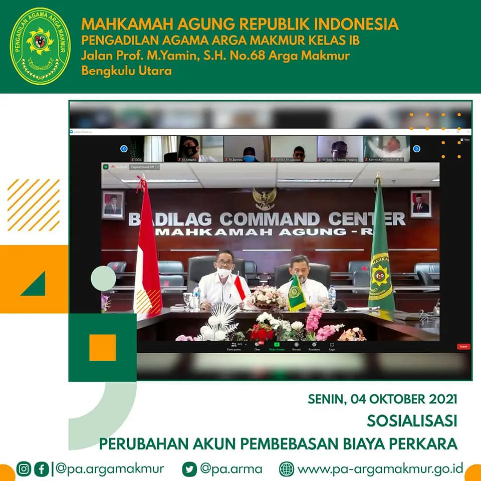 041021 Sosialisasi Perubahan Akun Pembebasan Biaya Perkara