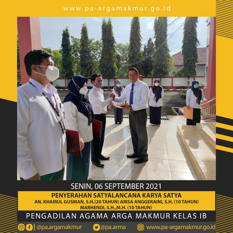Penyerahan Satya Lencana Karya Satya 3