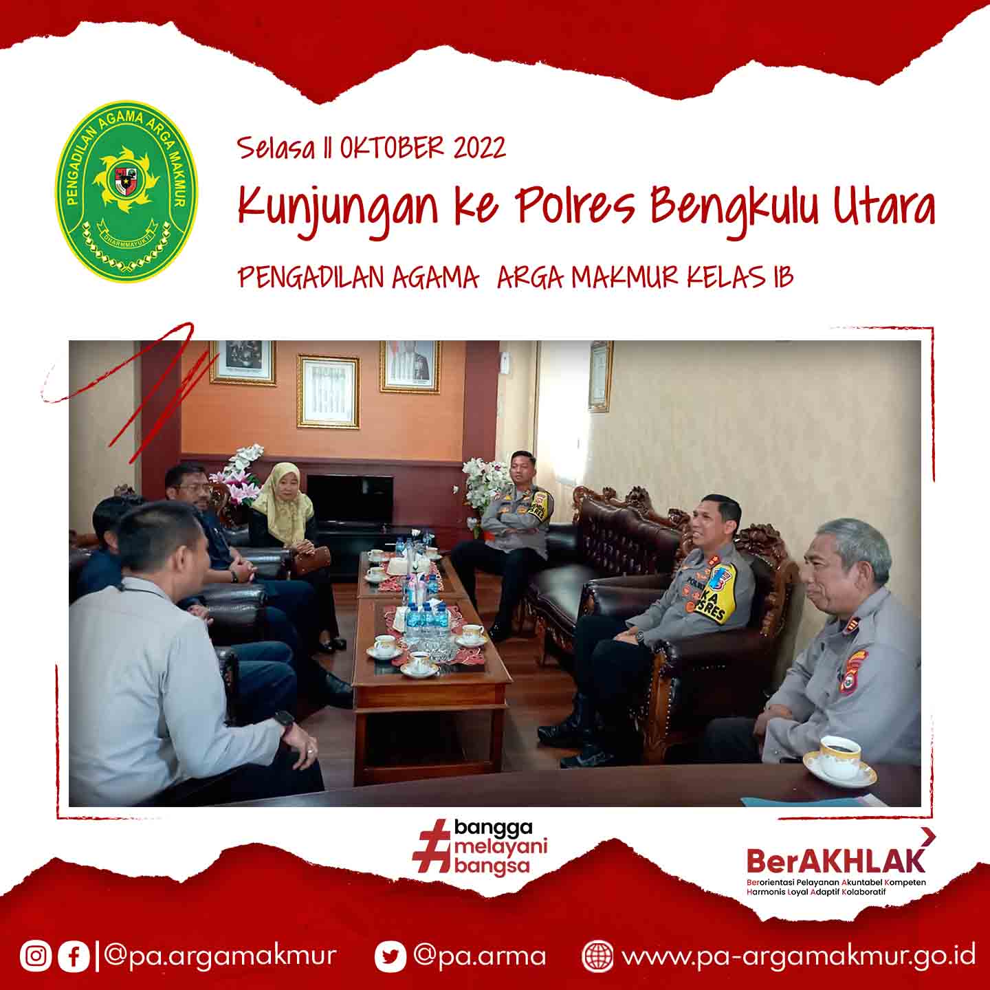 111022 Kunjungan ke polres bengkulu utara 1
