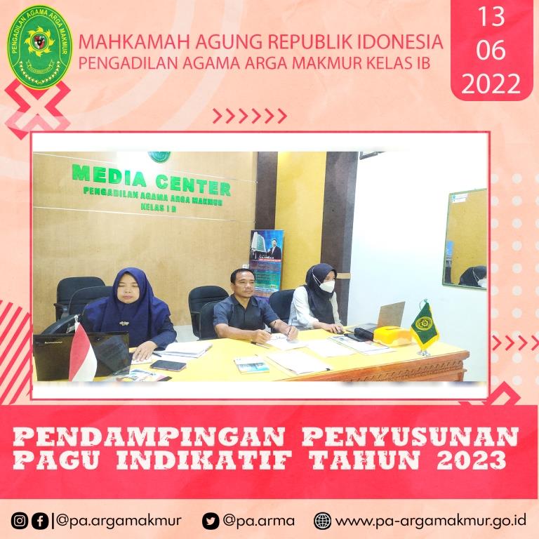 130622 Pendampingan Penyusunan Pagu Indikatif tahun 2023
