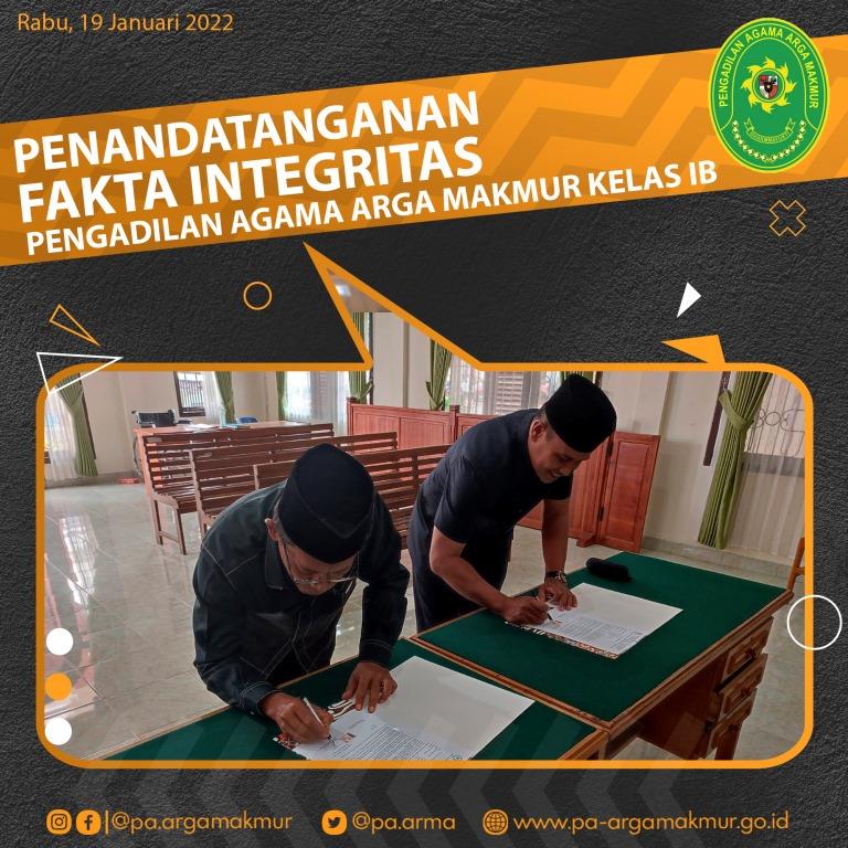 190122 penandatanganan Fakta Integritas 1