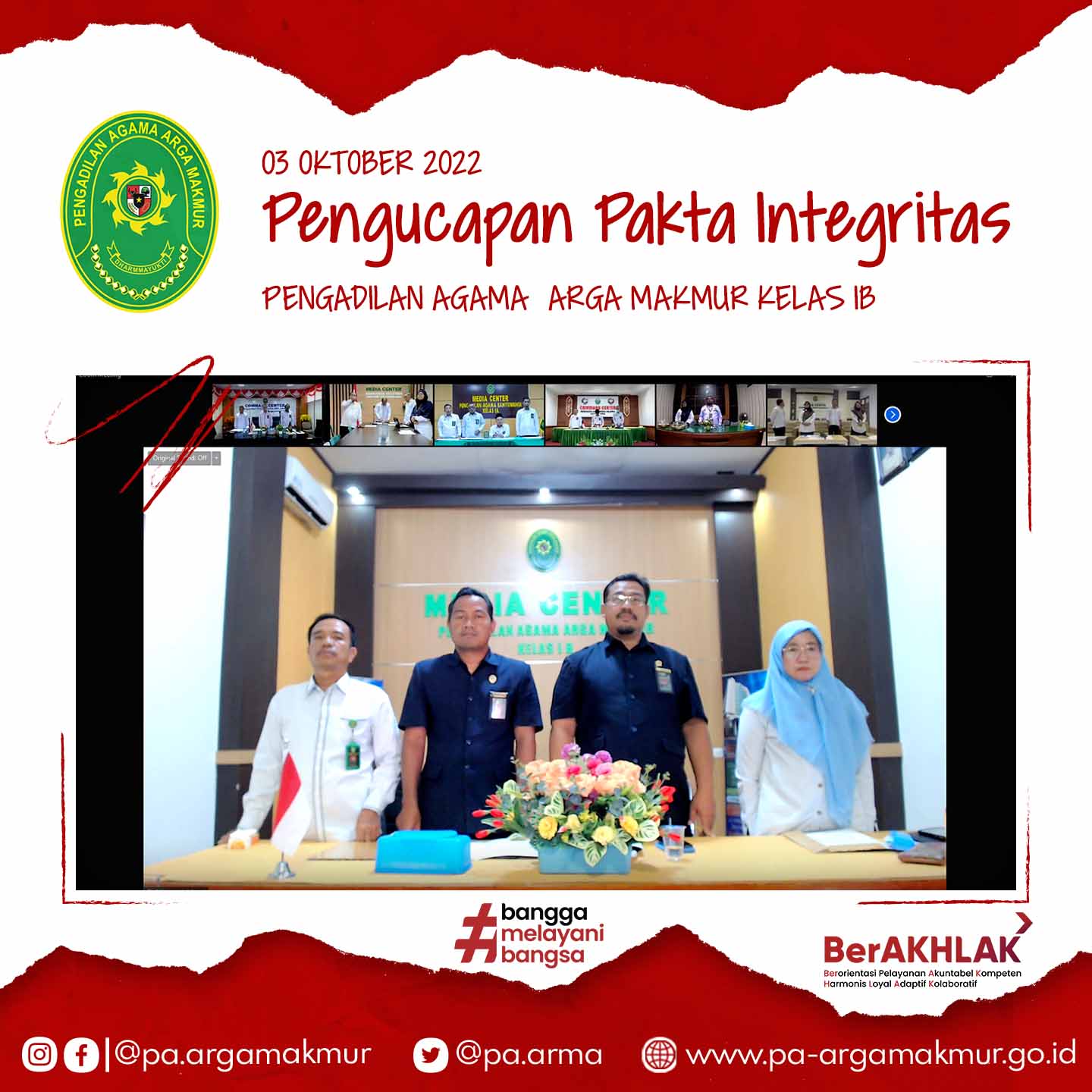 Pengucapan Pakta Integritas 4