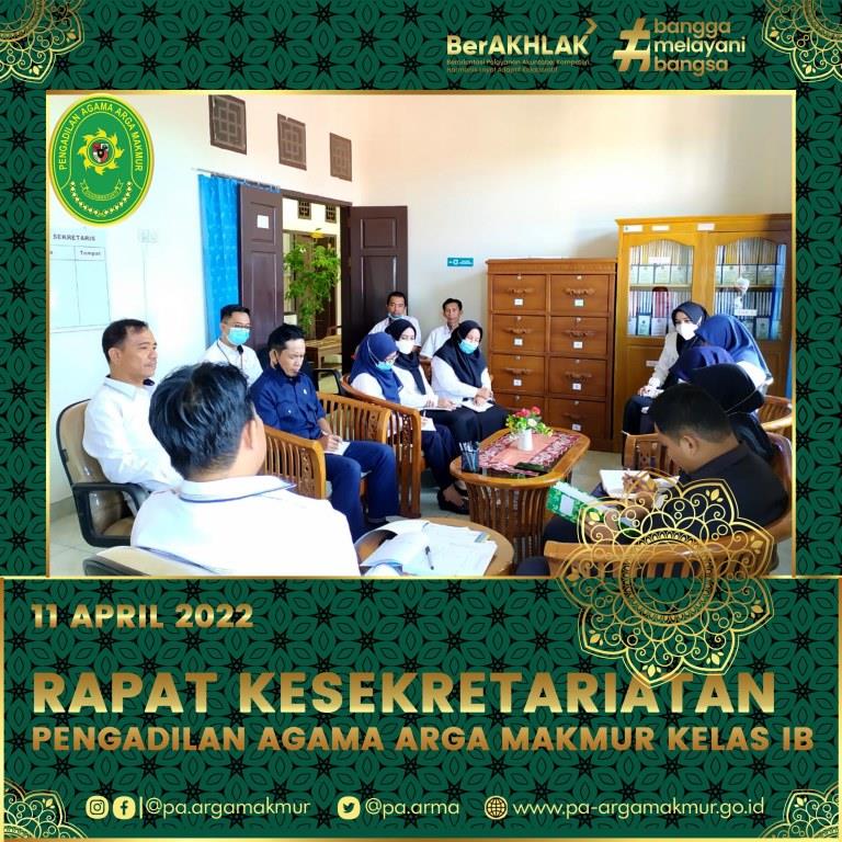 RAPAT KESEKRETARIATAN 1