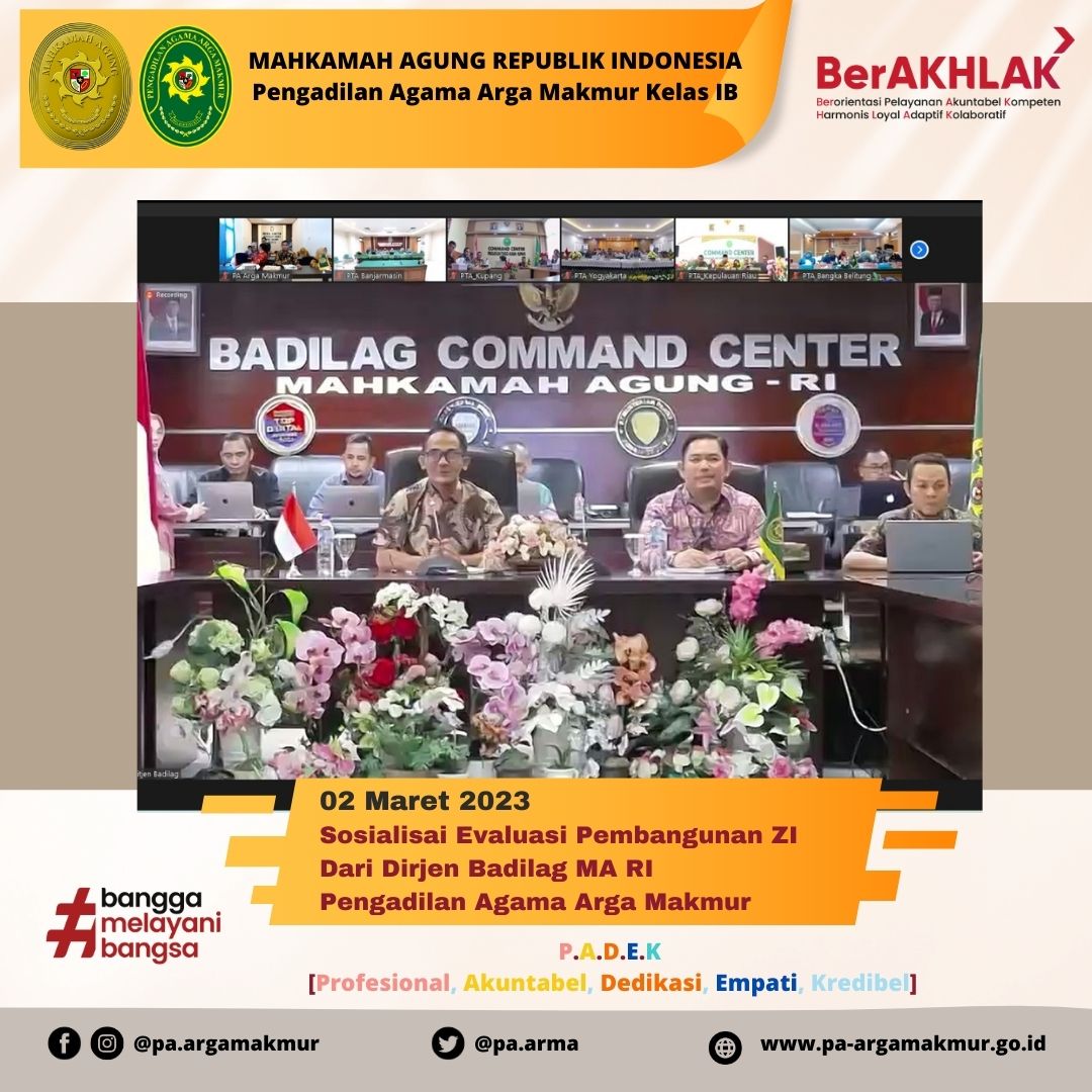020323 Sosialisasi Pembangunan ZI oleh Dirjen Badilag 2