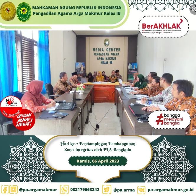 050423 Pendampingan ZI oleh PTA Bengkulu 1