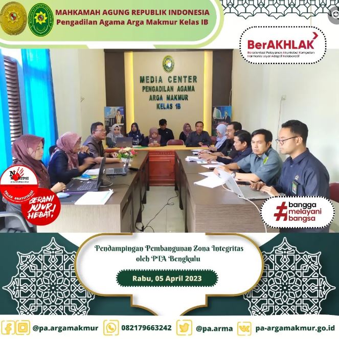 050423 Pendampingan ZI oleh PTA Bengkulu 2