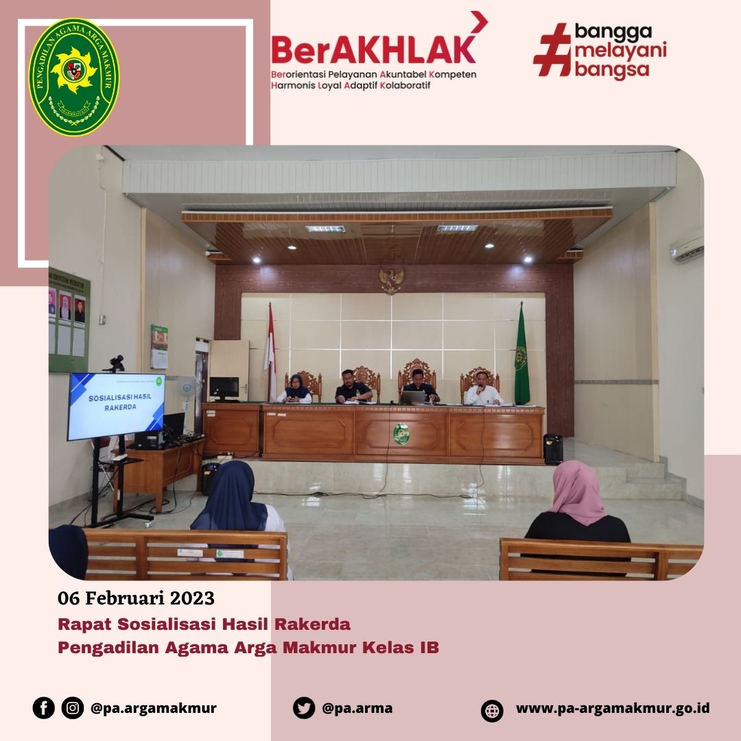 060223 Sosialisasi hasil Rakerda 1