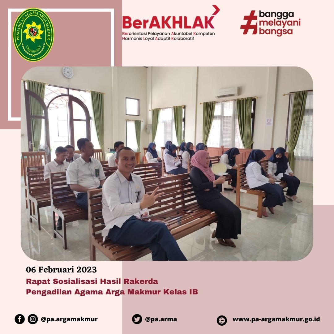 060223 Sosialisasi hasil Rakerda 2