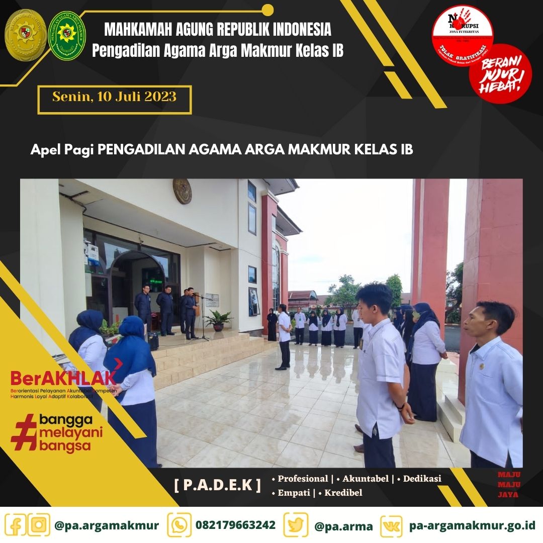 100723 Apel pagi