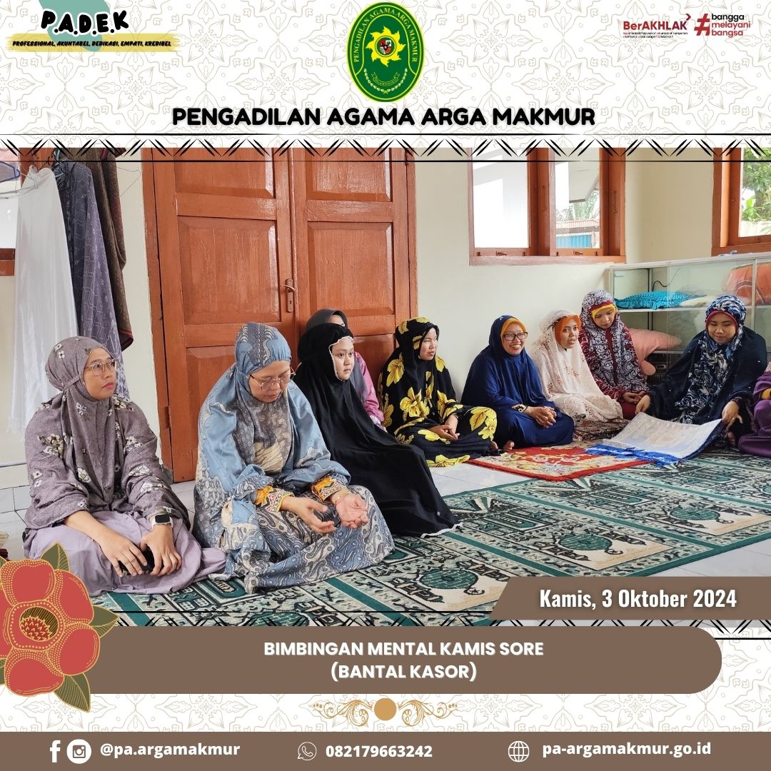 031024 Bimbingan Mental Kamis Sore BANTAL KASOR3