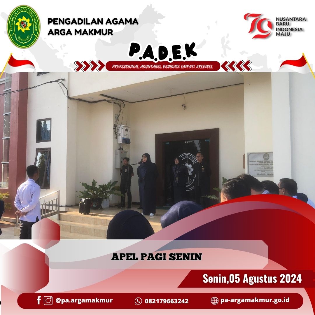 050824 Apel Senin Pagi