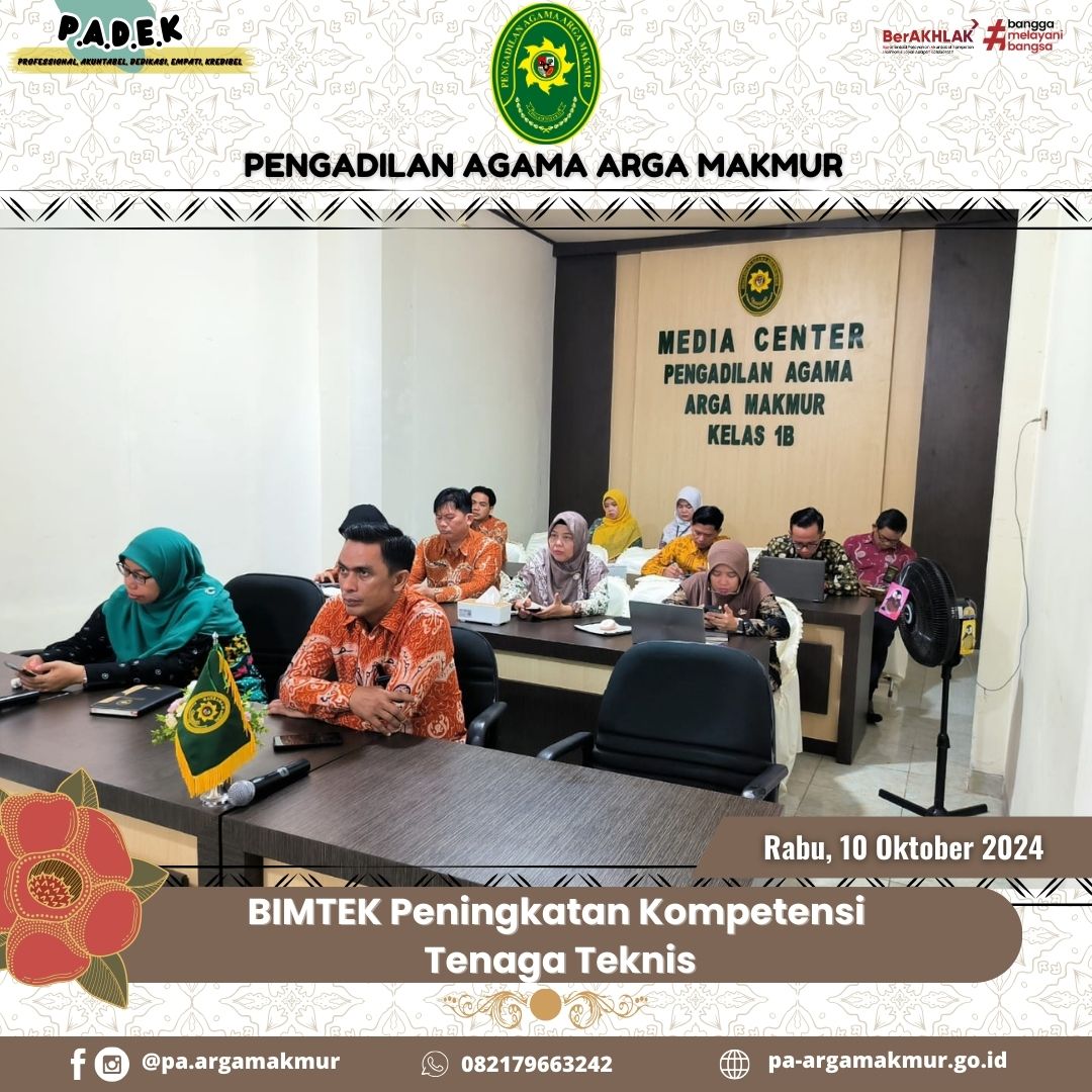 101024 BIMTEK Peningkatan Kompetensi Tenaga Teknis
