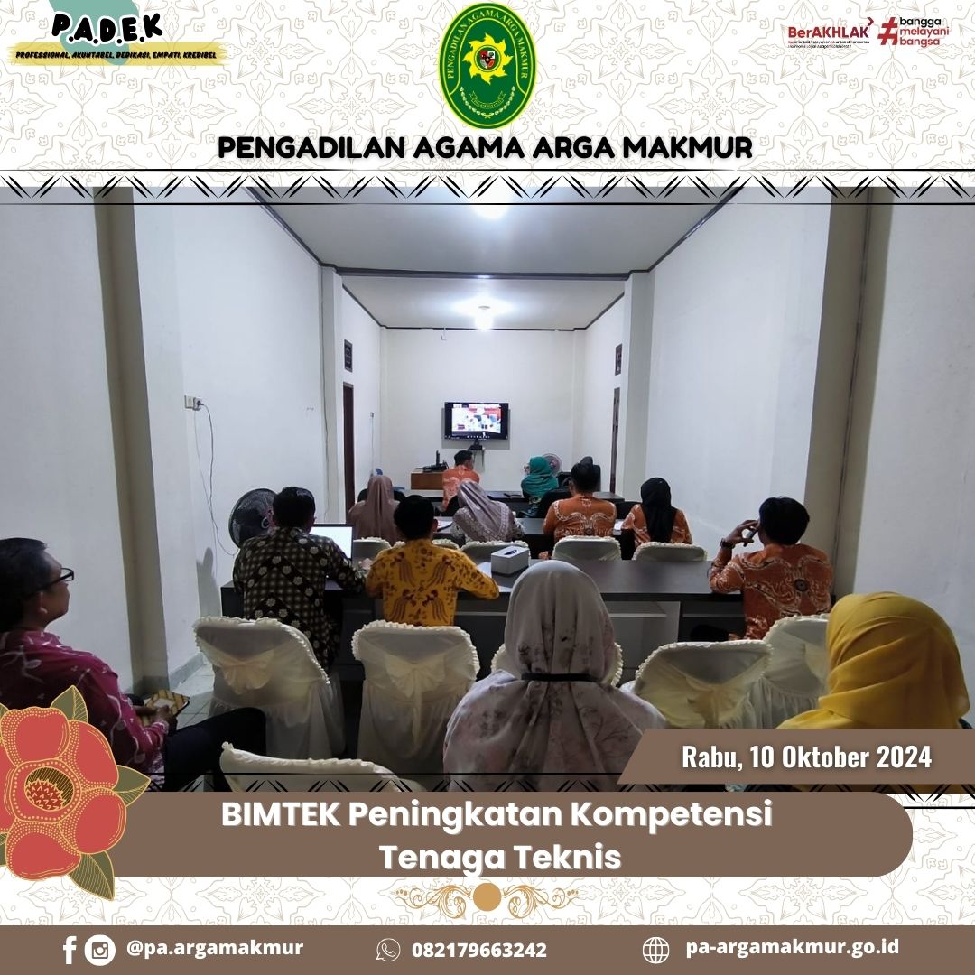 101024 BIMTEK Peningkatan Kompetensi Tenaga Teknis 2