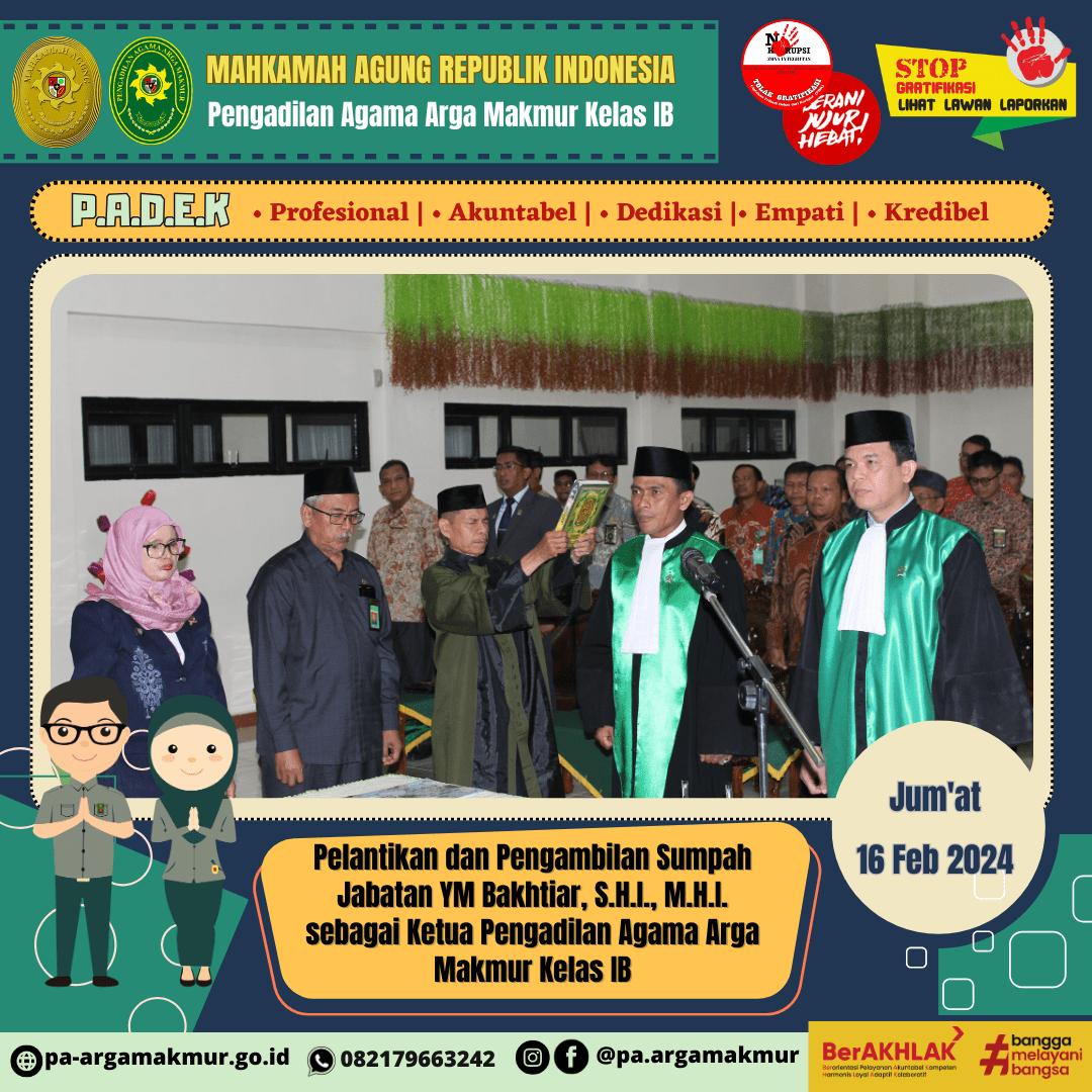 160224 Sumpah Jabatan Ketua