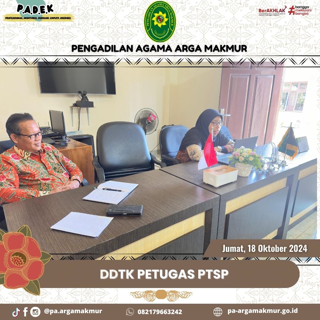 181024 DDTK Petugas PTSP