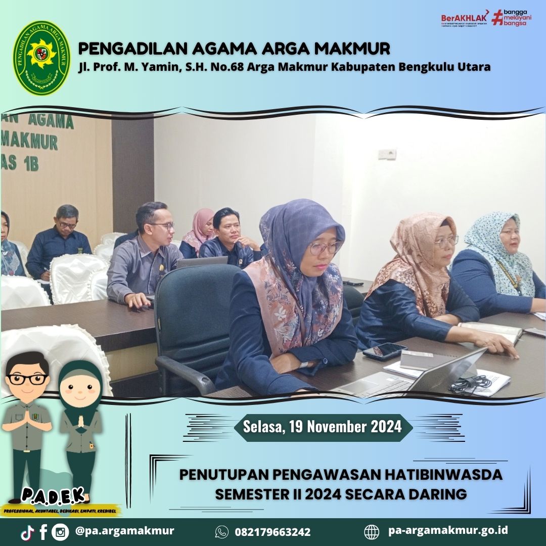 191124 Penutupan HATIBINWASDA Semester II 2
