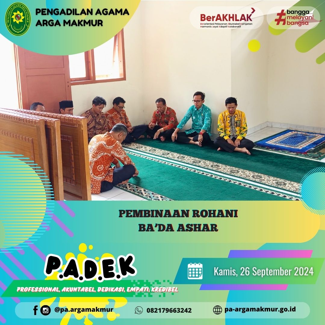 260924 Pembinaan Rohani Bada Ashar 2