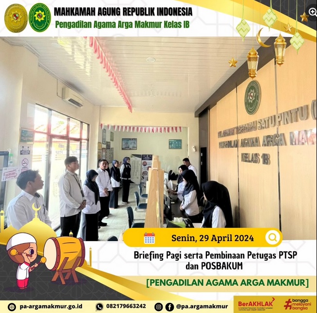 290424 Briefing pagi PTSP dan Posbakum