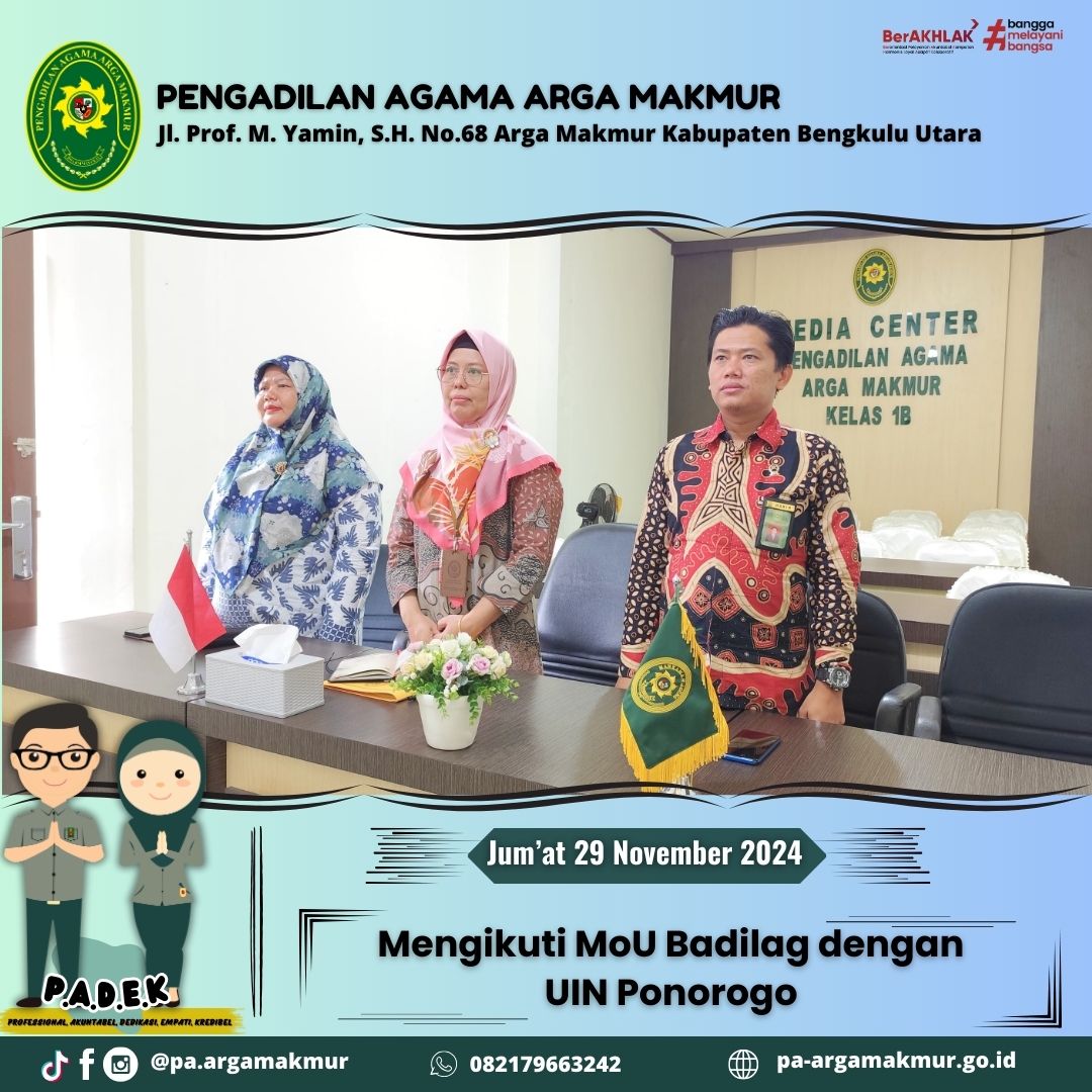 291124 MoU Badilag dengan UIN