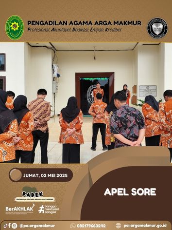 020525 Apel Sore Jumat 1