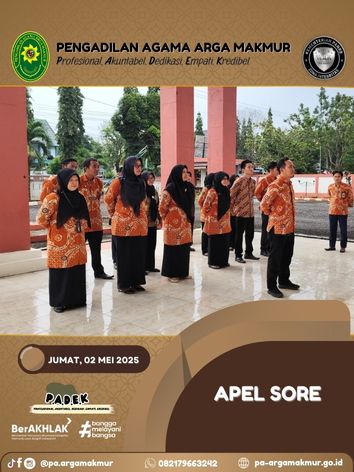 020525 Apel Sore Jumat 2