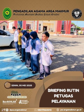 050525 Briefing Petugas PTSP 2