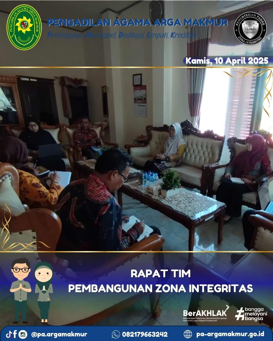 100425 Rapat TIM Pembangunan ZI 1