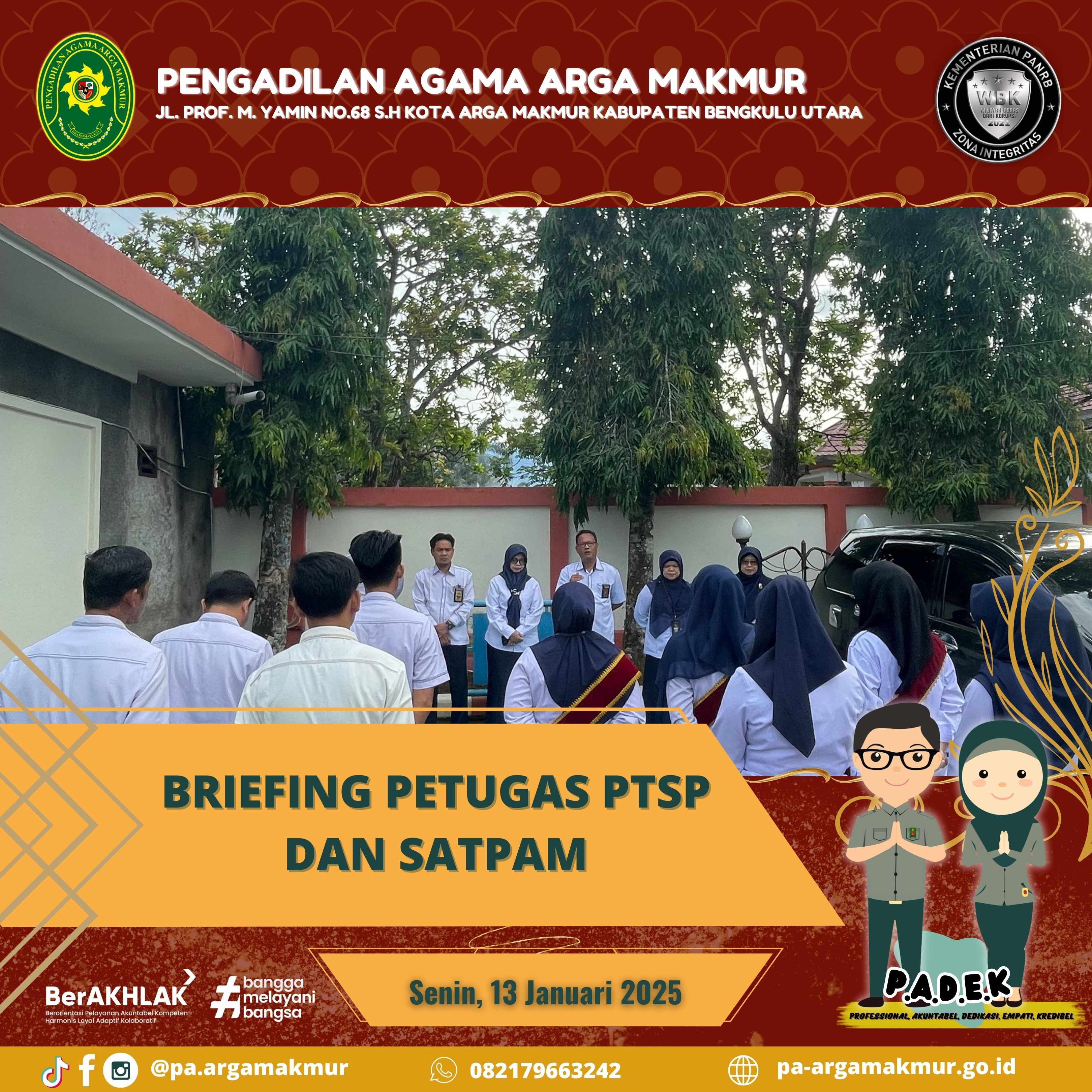 130125 Briefing Petugas PTSP dan SATPAM 3