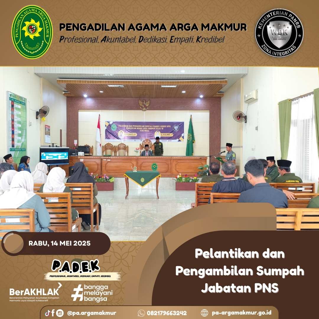 140525 Pelantikan dan Pengambilan Sumpah Jabatan PNS 1