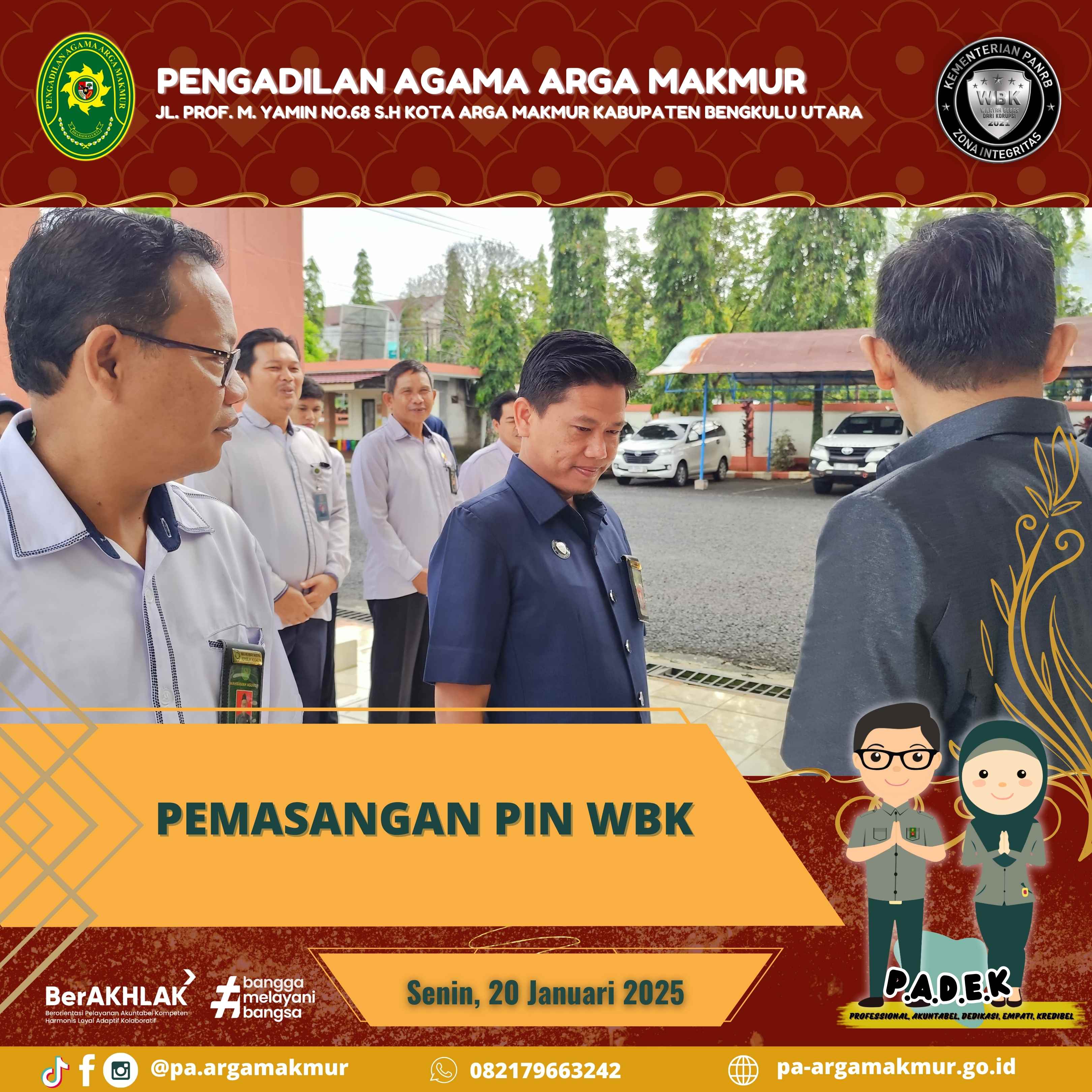 200125 Pemasangan PIN WBK 1