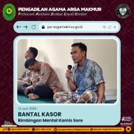 Ketua PA Arga Makmur Isi Tausiyah dalam Kegiatan Bantal Kasor di Musholla Al-Mizan