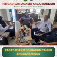 Rapat Tim Seleksi POSBAKUM Tahun Anggaran 2026