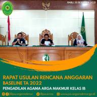 Rapat Usulan Rencana Anggaran Baseline Tahun Anggaran 2022