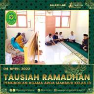 Tausiah Ramadhan 1443 H