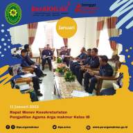 Rapat Monev Bagian Kesekretariatan