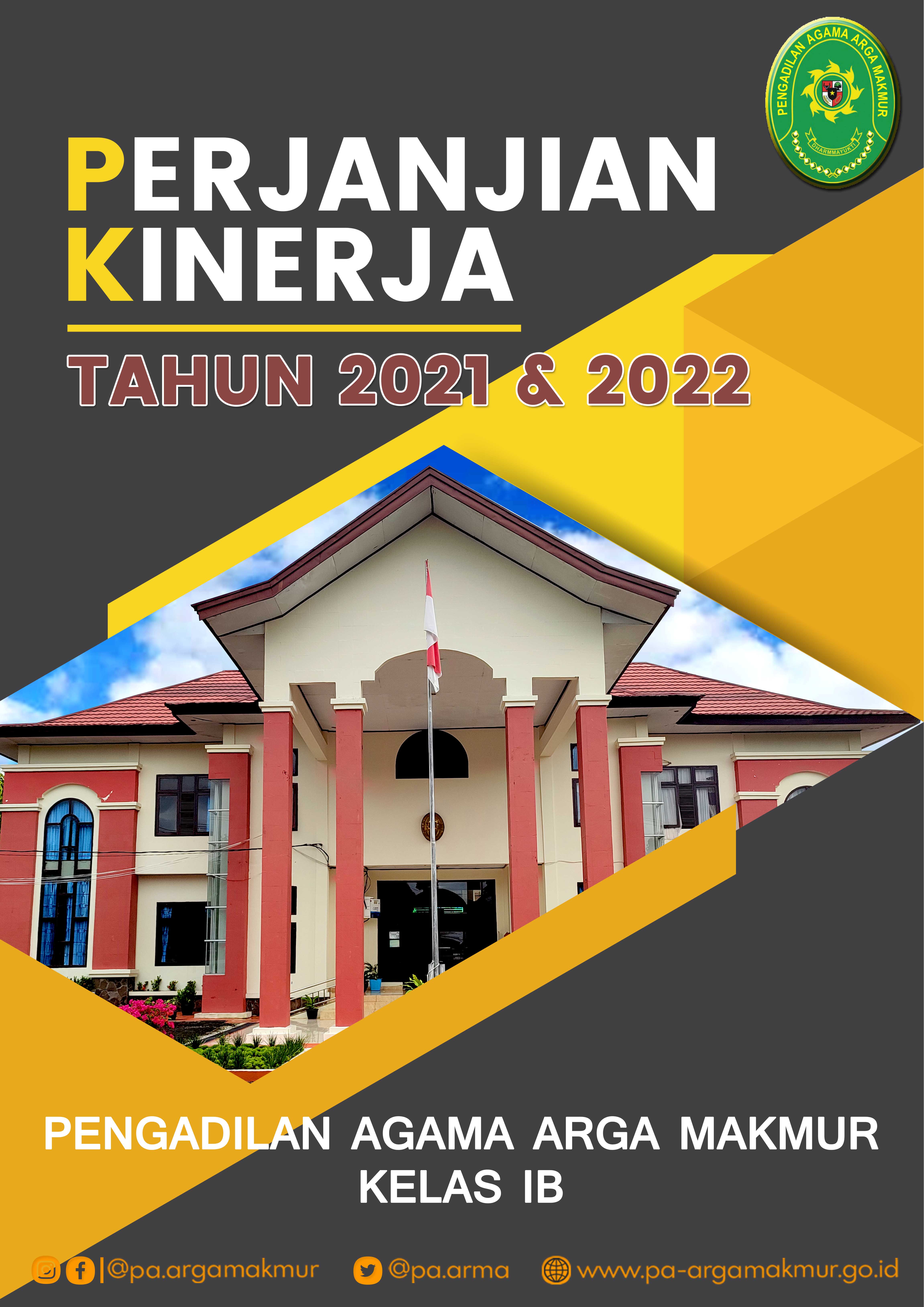 Cover Perjanjian Kinerja Tahun 2021 2022