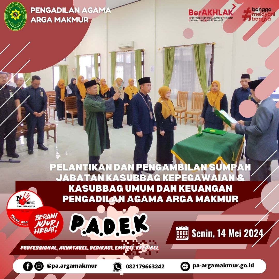 140524 Pelantikan dan pengambilan sumpah