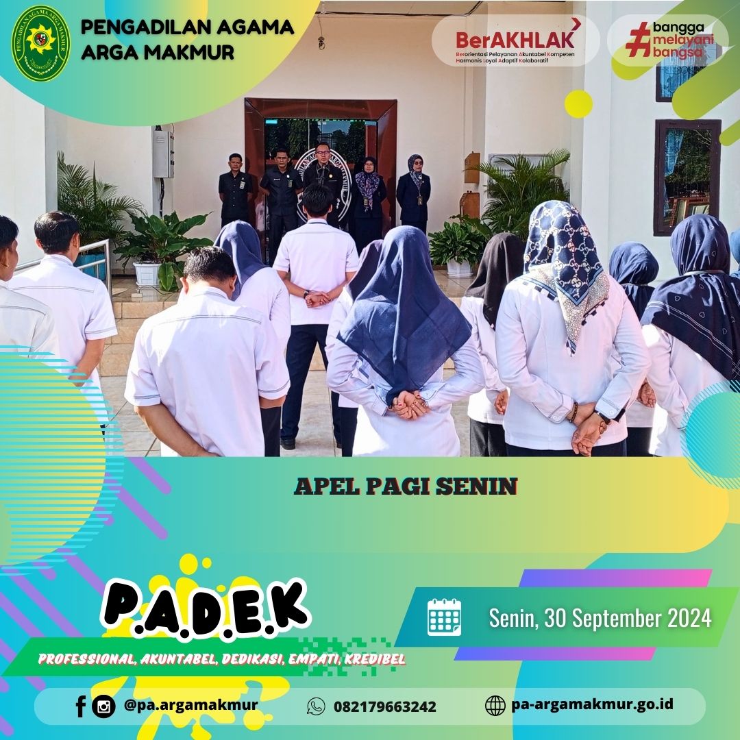 300924 Apel Pagi Senin