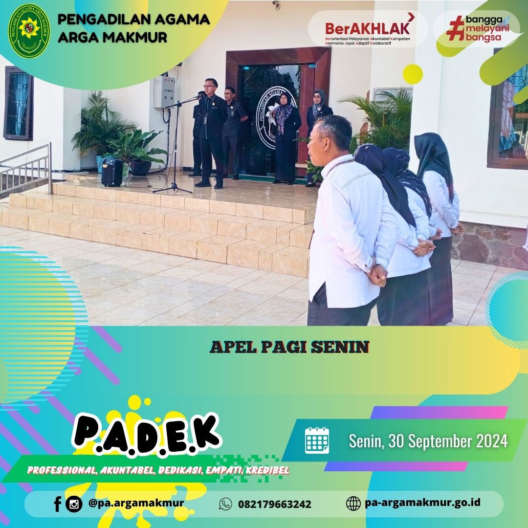 300924 Apel Pagi Senin 2