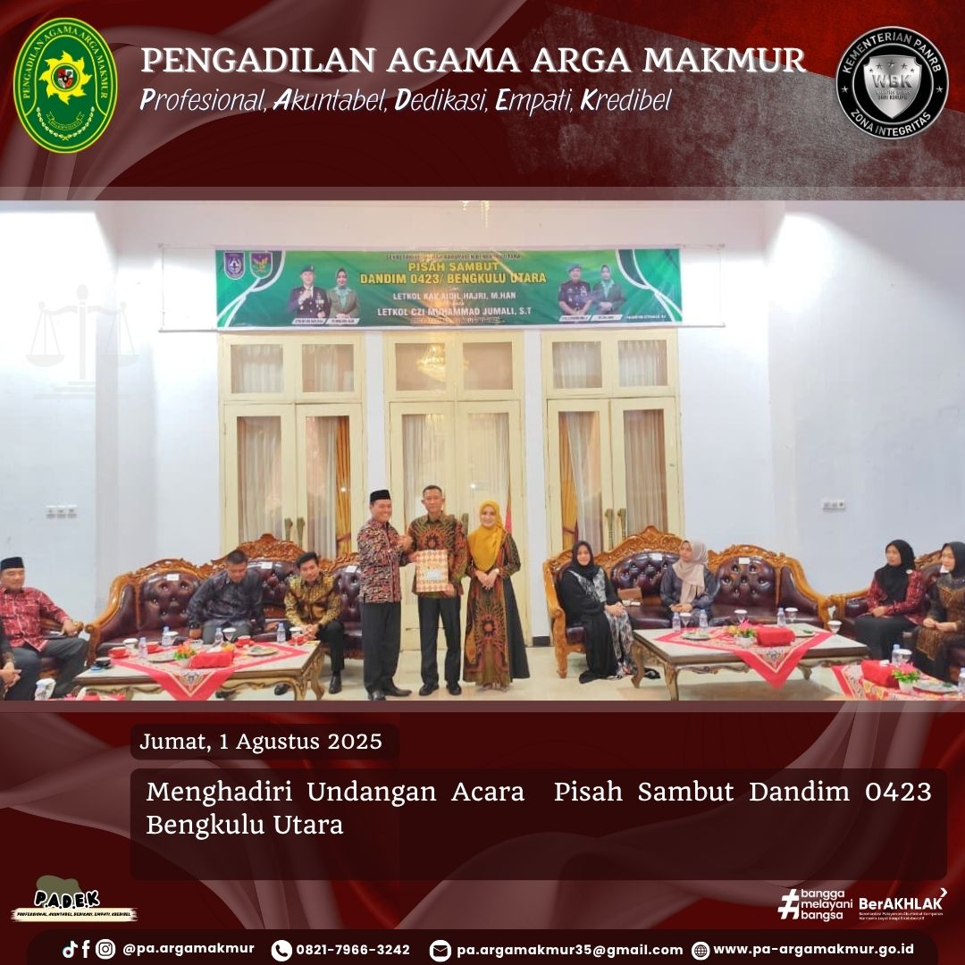 010825 Pisah sambut DANDIM 0423 BU 2