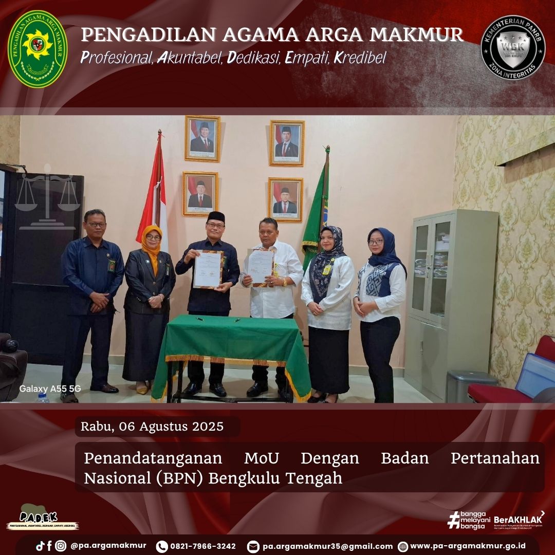 060725 MoU BPN Benteng 2
