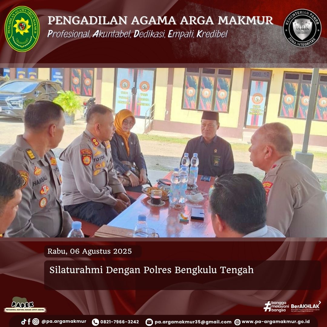 060725 Silaturahmi dengan Kapolres Benteng 1
