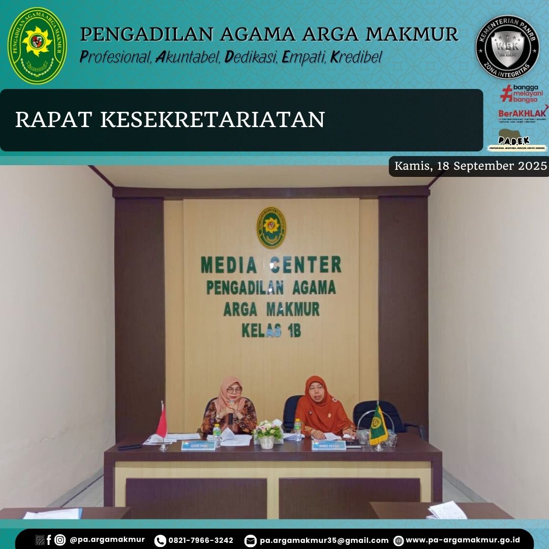 180925 Rapat Kesekretariatan 1