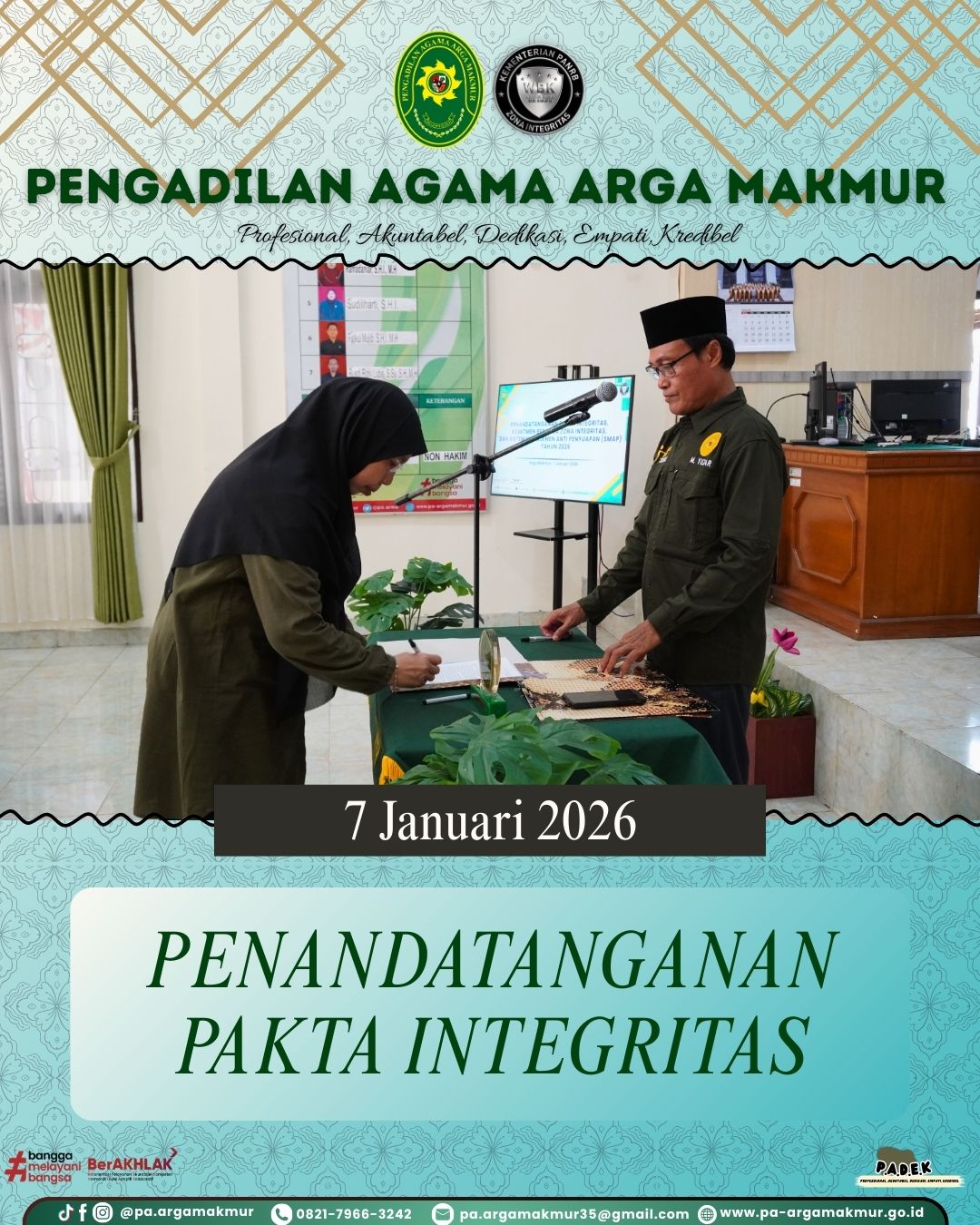 070126 Penandatanganan Fakta Integritas 1