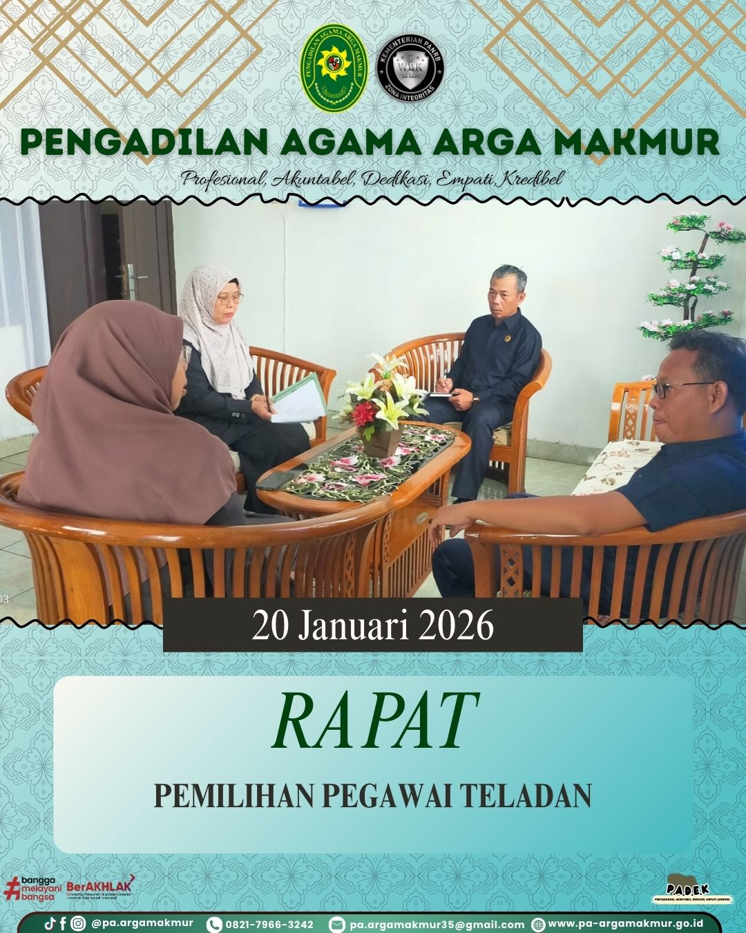 200126 Rapat Pemilihan Pegawai Teladan
