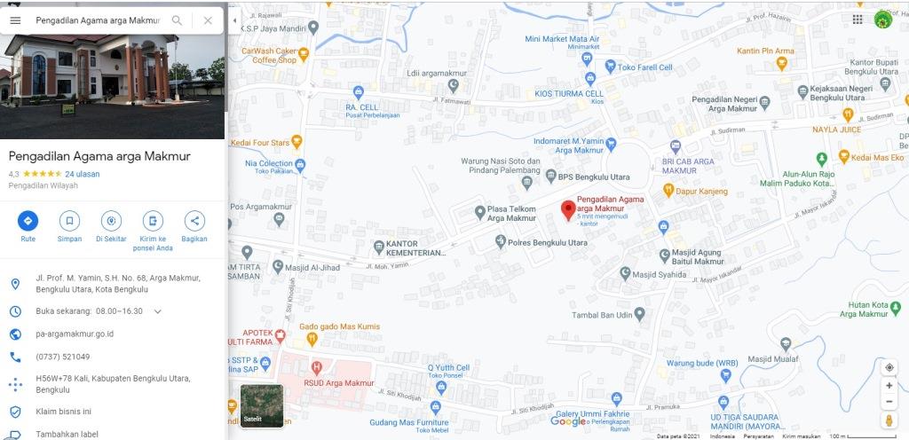 google maps PA ARMA