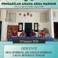 PA Arga Makmur Laksanakan Descente di Desa Semidang, Kecamatan Semidang Lagan