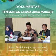 Perkuat Akuntabilitas Kinerja, PA Arga Makmur Gelar Rapat Tindak Lanjut Hasil Evaluasi Kinerja Instansi Pemerintah Tahun 2025