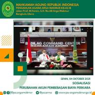Sosialisasi Perubahan Akun Pembebasan Biaya Perkara Bersama Badilag